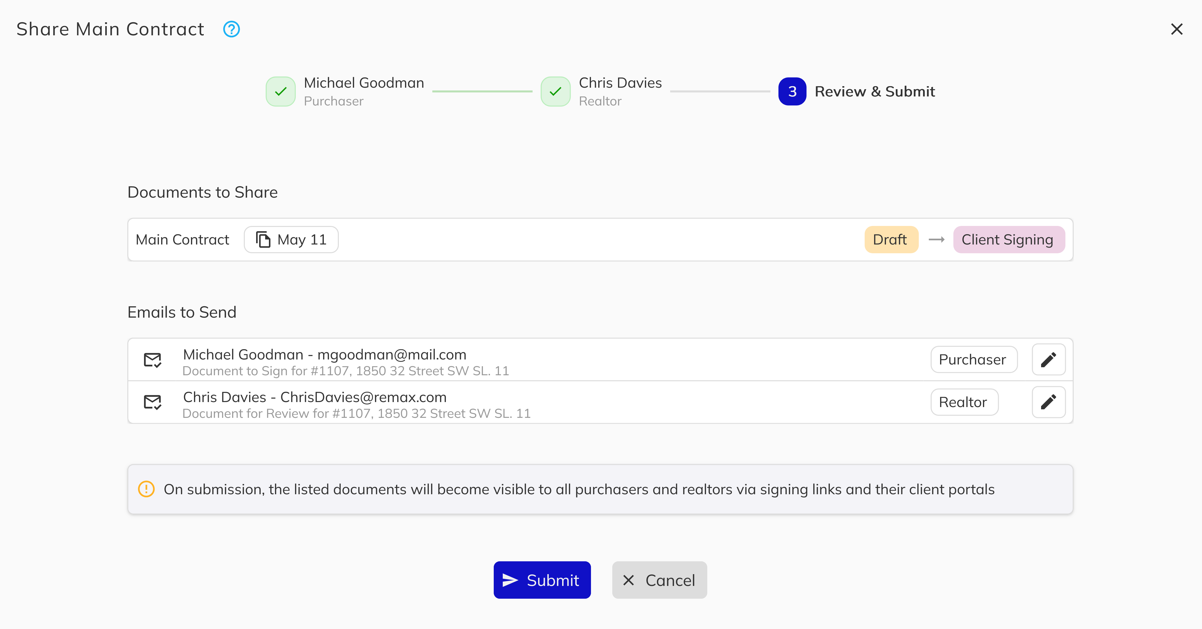 Create button above the staff grid