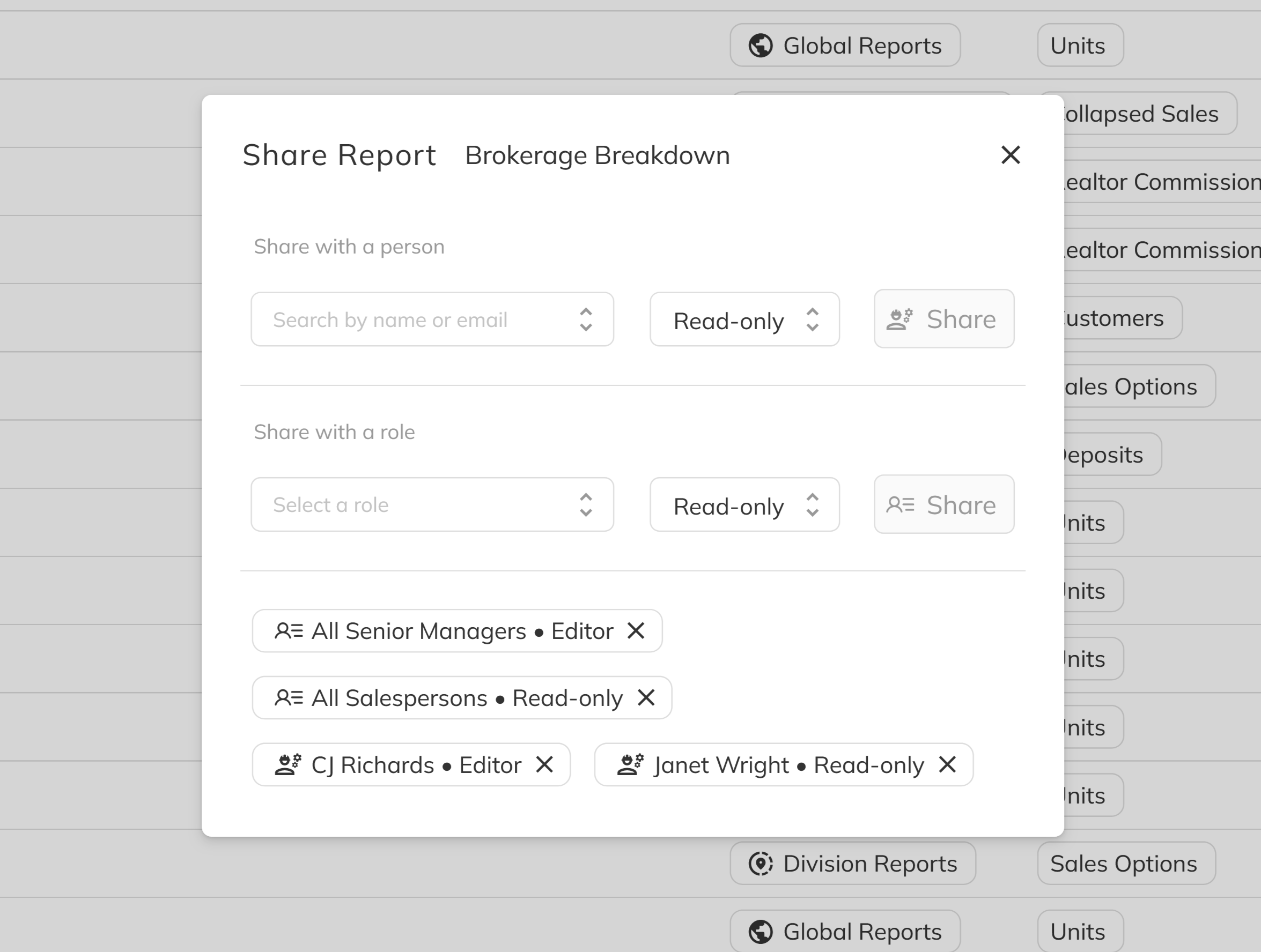 Share Dialog