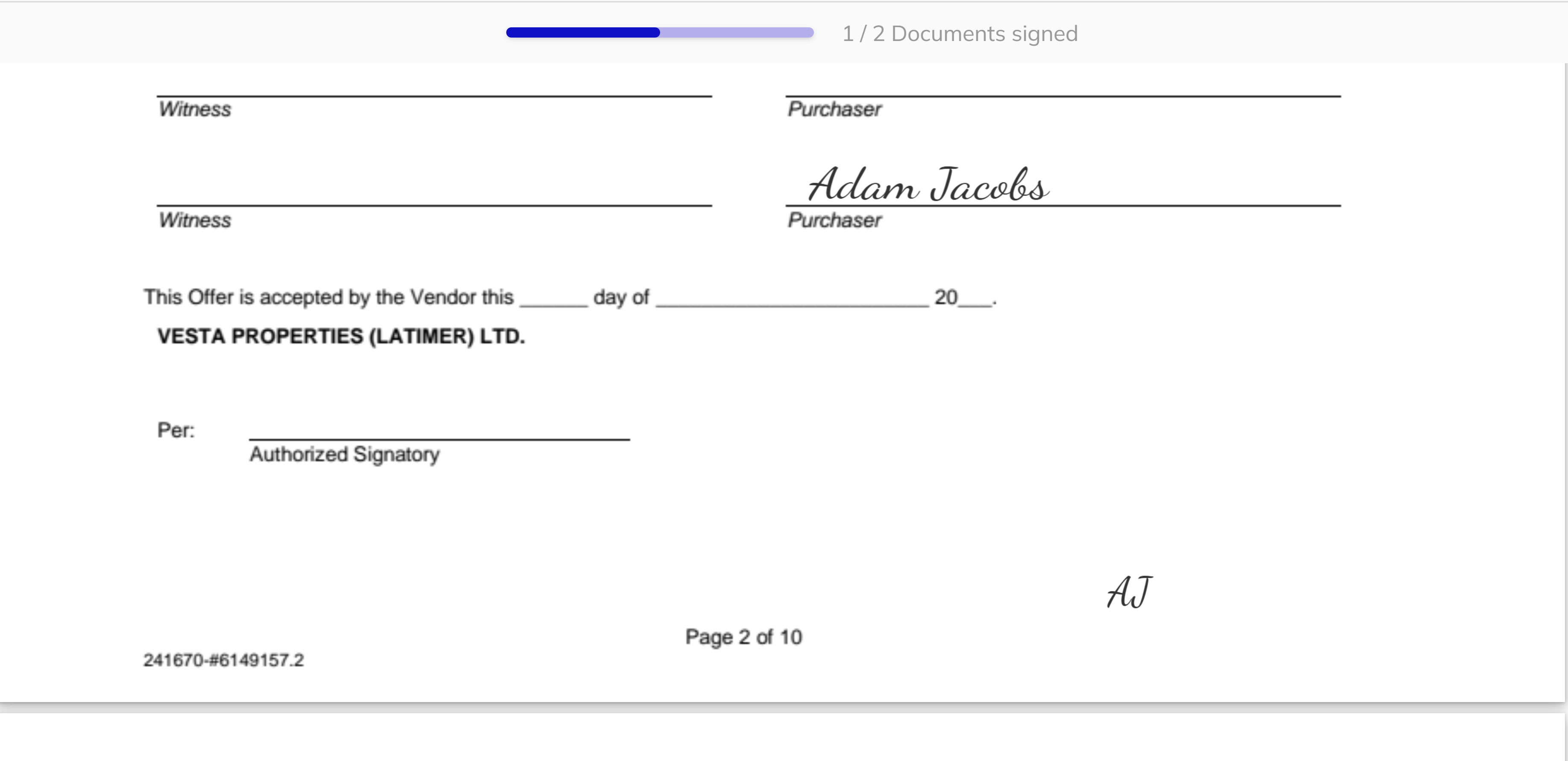Contract Signed