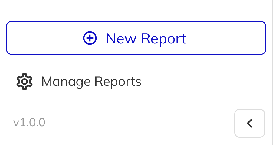 New Report button at the bottom of the report sidebar
