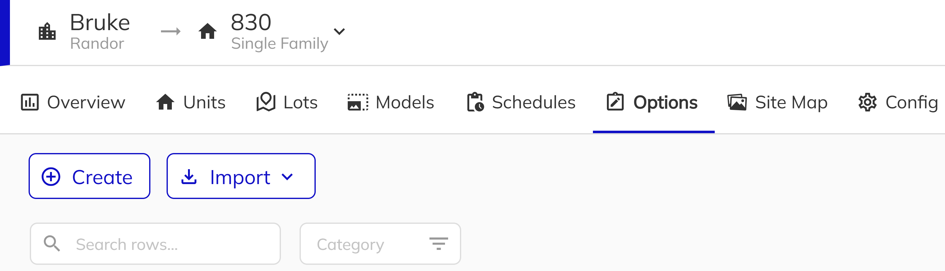 Workbench Navigation