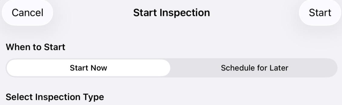 When to Start options showing Start Now and Schedule for Later